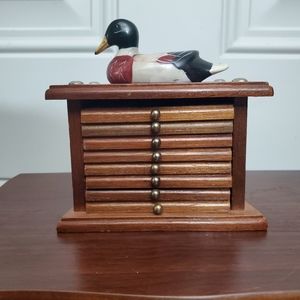 Mallard duck coaster set of eight Price Products 1982 Rare Vintage find!